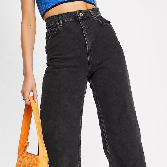 ASOS PETITE STRAIGHT LEG DAD JEANS - Picture 2 of 3